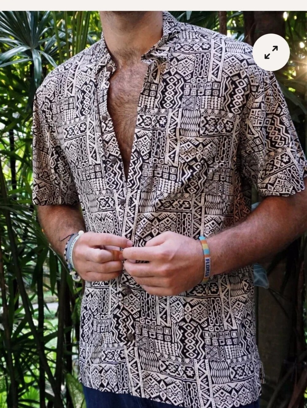 Kenny Flowers The Night Out Batik Shirt L